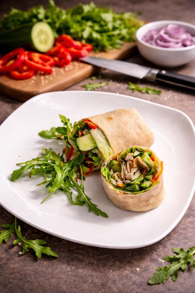 Huehnchen Wraps von Silke Denningmann Edelschmaus Team Heike Schoon